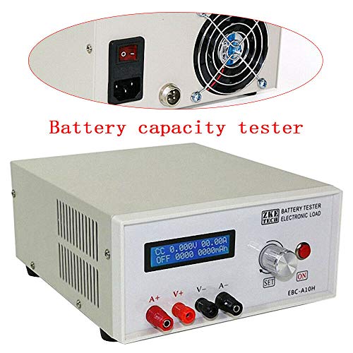Digital Battery Tester Battery Load Tester Battery Charge Capacity Tester LCD Battery Charger Checker Analyzer Tester Battery Capacity Performance Tester Device Mobile Power Head Test