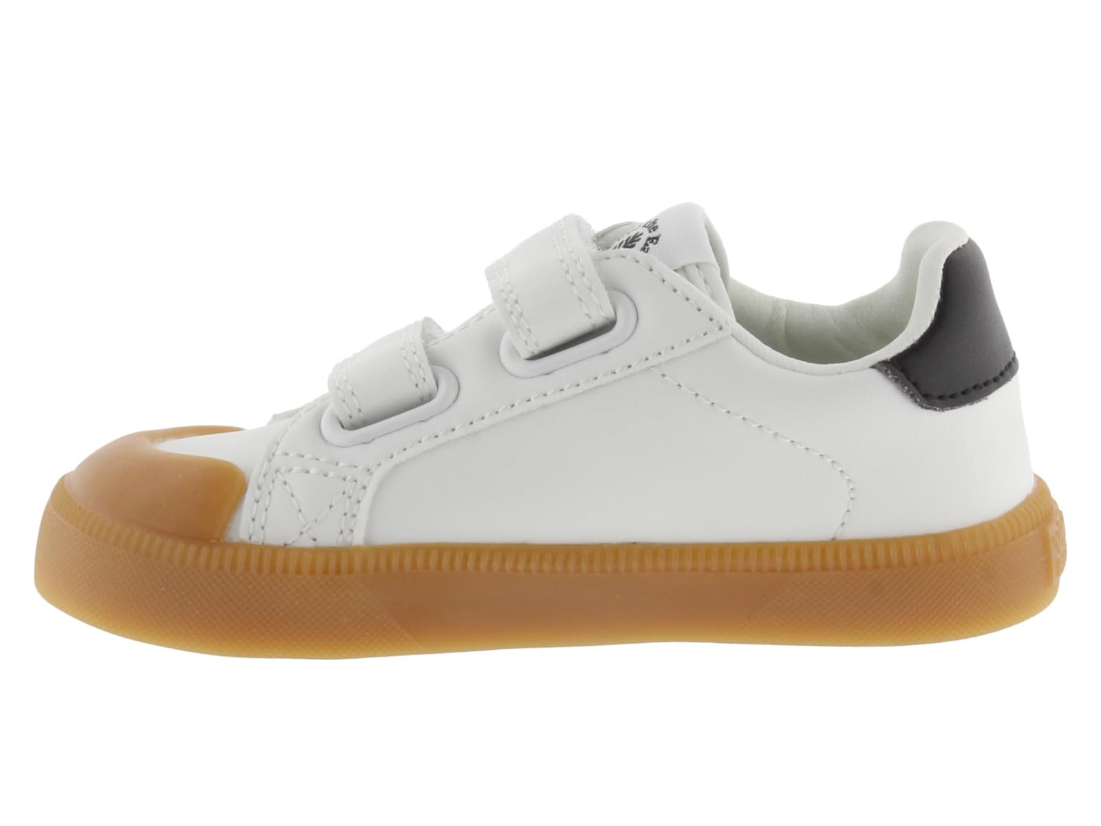 victoria Sneaker Oliver Barefoot 1356102 | Effetto Pelle & Parti A Contrasto & Chiusure A Strappo & Suola Caramello per Bambini Unisex