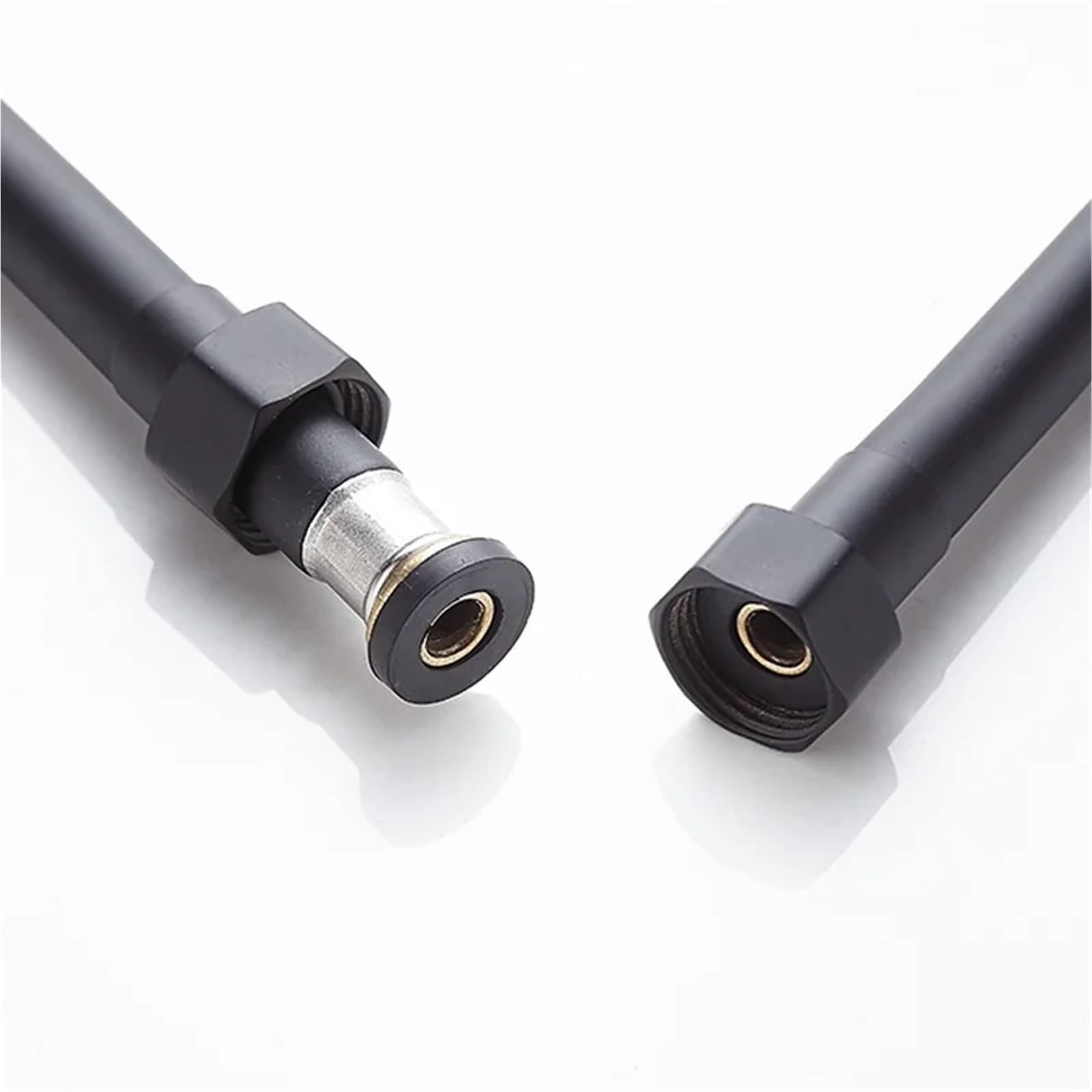 Manguera Ducha Manguera de entrada agua fría negra, manguera for inodoro, tubo conexión plástico PVC a prueba explosiones alta presión for calentador grifo Para Grifería de Baño(80cm)