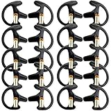Replacement Earmold Earbud (Left and Right Ear) for Two Way Radio Acoustic Coil Tube Earpiece - Open