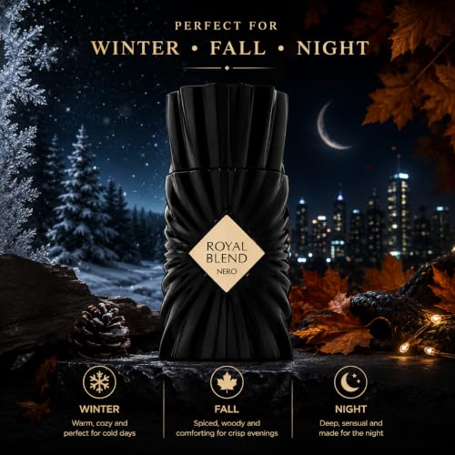 Image of French Avenue Royal Blend Nero Extrait De Parfum 100ml | Premium Unisex Perfume | Oriental Spicy Fragrance | Long Lasting Luxury