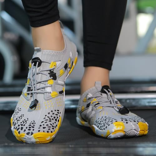 Image of Hike Barefoot Shoes for Women Men Breathable & Non-Slip Athletic Footwear Wide Toe Water Shoes,Designed for Walking,Running&Swimming
