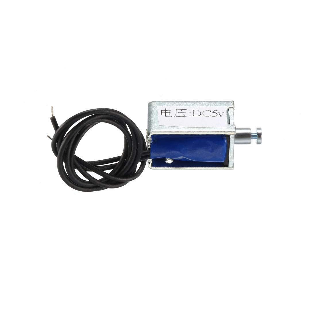 Magnet-Elektromagnet, 5 N DC Push Pull Typ Magnetspule Elektromagnet, offener Rahmen Linearbewegung, Automatisierungssteuerung Ausrüstung (12 V