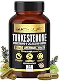 Turkesterone 840 mg – Natural Testosterone Support - 100% Pure Turkesterone Supplement for Men &...