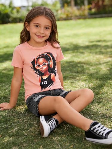 Image of Kids Toddler Girls Summer Clothes Leopard Butterfly Print T-Shirt + Belted Denim Jeans Shorts 3PCS Outfits