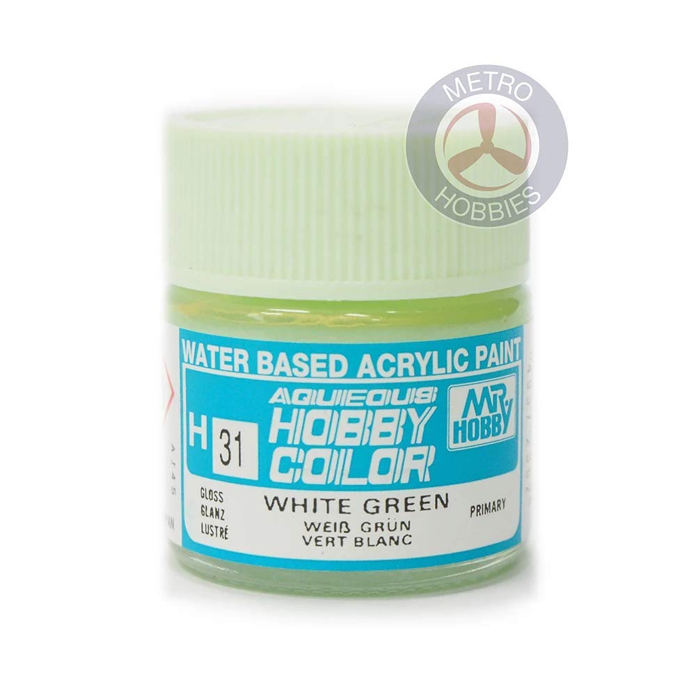 Mr Hobby / Gunze Sangyo 10ml Aqueous Colour White Green # 31
