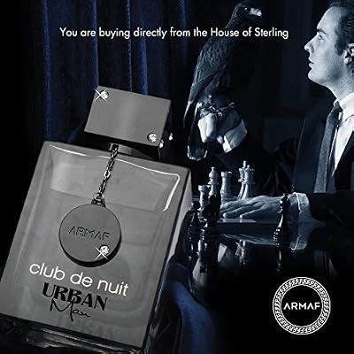 Armaf Club De Nuit Urban for Man Eau de Parfum Spray, 3.6 Ounce