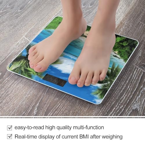 Báscula Digital de Baño con Pantalla LED y Vidrio Templado miniatura 5