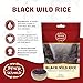 Spicy World Minnesota Grown Black Wild Rice 24oz Bag (1.5LB) | Premium Quality | All Natural, Hearty Grain with Rich Flavor | Perfect for Rice Dishes & Recipes