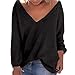 Produktbild Damen Herbst Winter V-Ausschnitt Pullover,TWIFER 2020 Sweater Lose Langarm Bluse