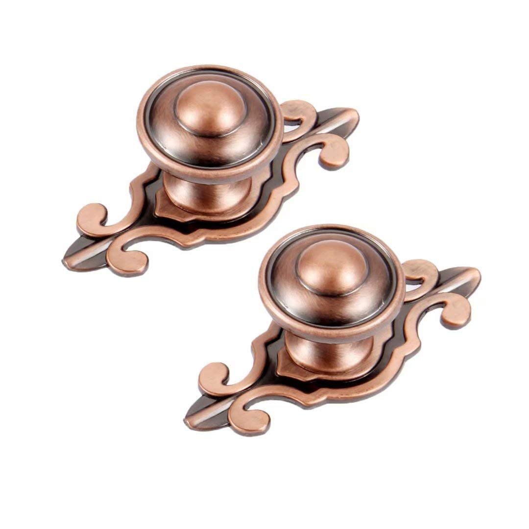 Creatwls Red 2 Pcs Kitchen Cabinet Drawer Knob Drawer Pull Handle Cupboard Door Handles Wardrobe Closet Cupboard Handle Bedroom Furniture Knobs