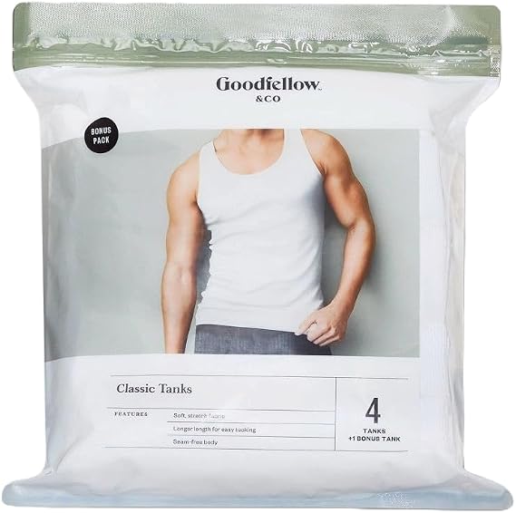 Goodfellow & Co Men's 4+1 Bonus Pack Tank Top