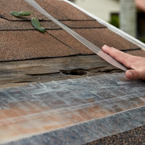 Image of Flex Tape, Original Thick Flexible Rubberized Waterproof Tape - Seal and Patch Leaks, Works Underwater, Indoor Outdoor - Home RV Roof Plumbing and Pool Repairs, Clear, 12 in x 10 ft, Pack of 1