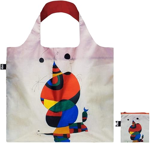 Miniatura 1 de LOQI JM.WB JOAN MIRO - Bolsa reciclada para mujer, pájaro y estrella