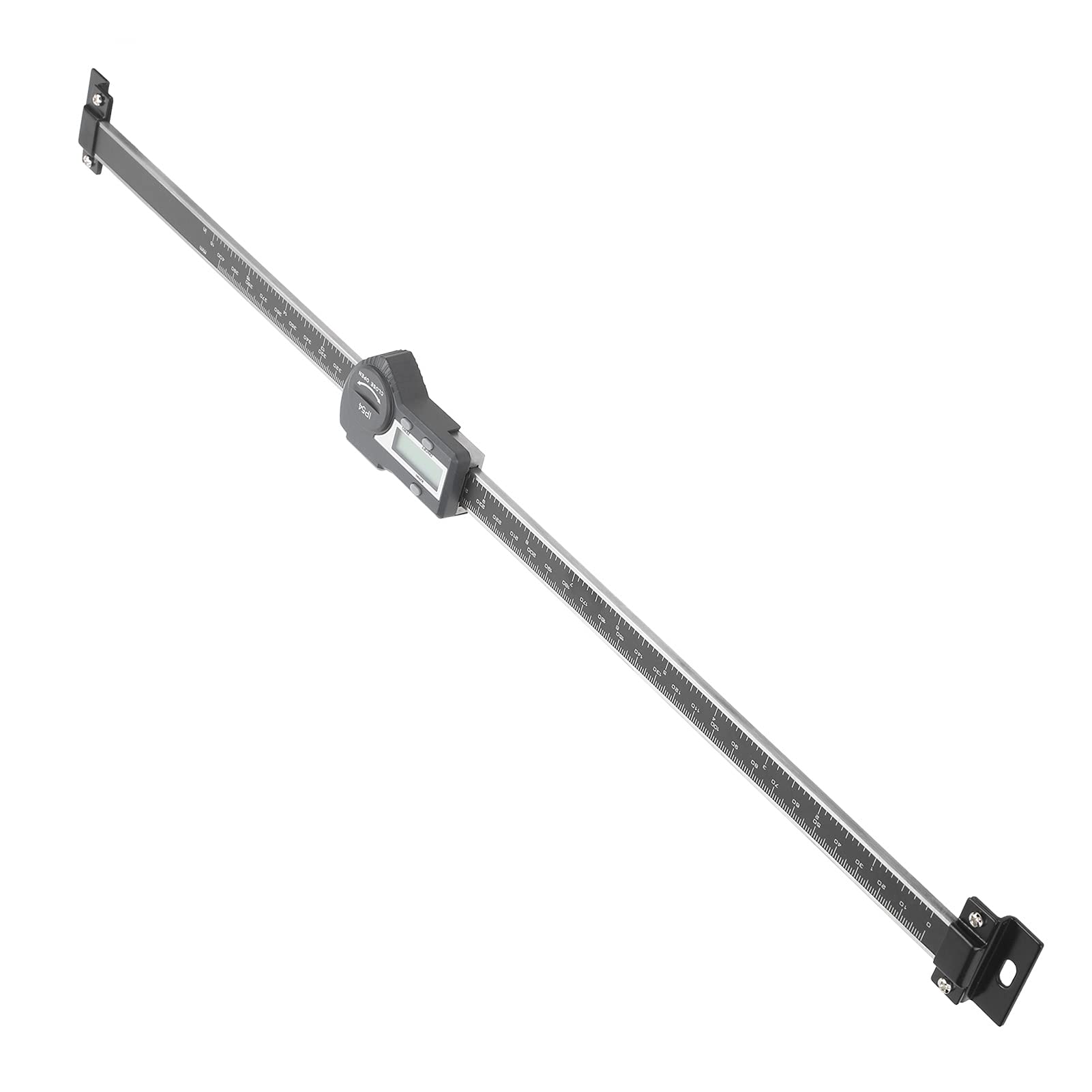 Digitales Display-Lineal, Genaues, Hochwertiges Messmessgerät für Drehmaschinen-Ausgangsmessschieber, 0–400 Mm, Aluminiumlegierung
