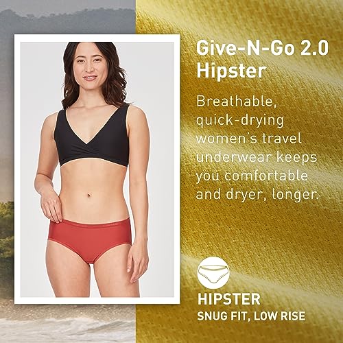 Image of ExOfficio Women's Give-N-Go 2.0 Hipster - Breathable Durable Easy Care Travel Underwear