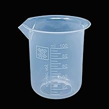 Labifie Polypropylene Plastic Measuring Beaker Graduated 100ml (Pack of 6 pcs)