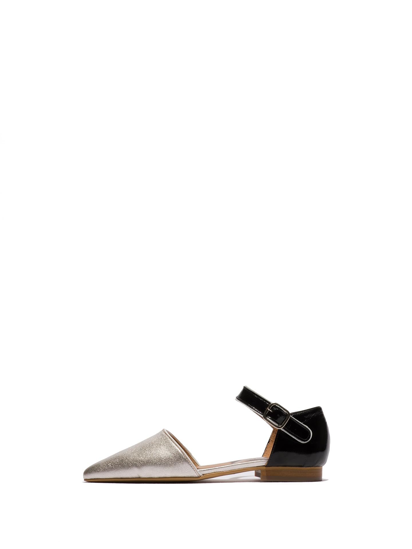 Fly London Women's SARJ266FLY Ballet, Silver/Black/White, 6 UK