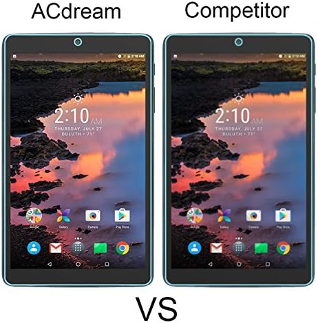 ACdream [2 Pack] Alcatel A30 8 Inch Tablet Screen Protector, Premium HD Clear Tempered Glass Screen Protector for Alcatel A30 8 Inch Tablet with 9H Hardness/Scratch Resist - Ultra Clear