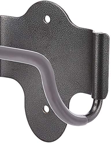 Amazon Basics Heavy Duty Multi-Purpose Garage Utility Hook Wide Hook, Steel, 2-Pack