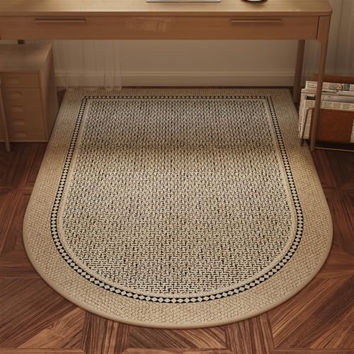 Alfombrilla de madera resistente para silla – Protector antideslizante para oficina y hogar, 60 x 120 cm, revestimiento de suelo para muebles de oficina y escritorios de estudio