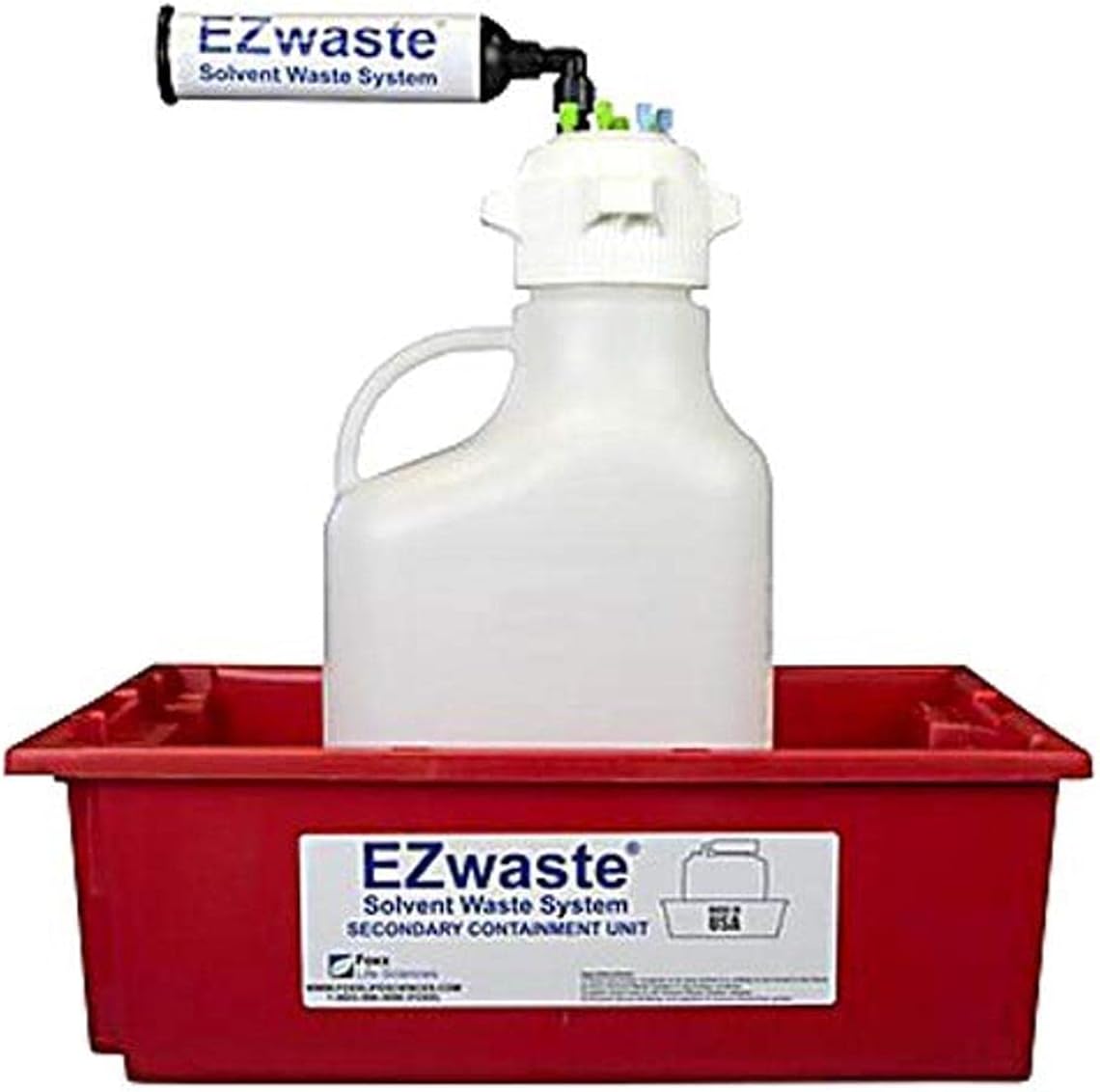 Thomas 252-1902-TMS EZwaste Secondary Container for 13.5 L/20 L Carboys, 34 L Capacity (Pack of 1)