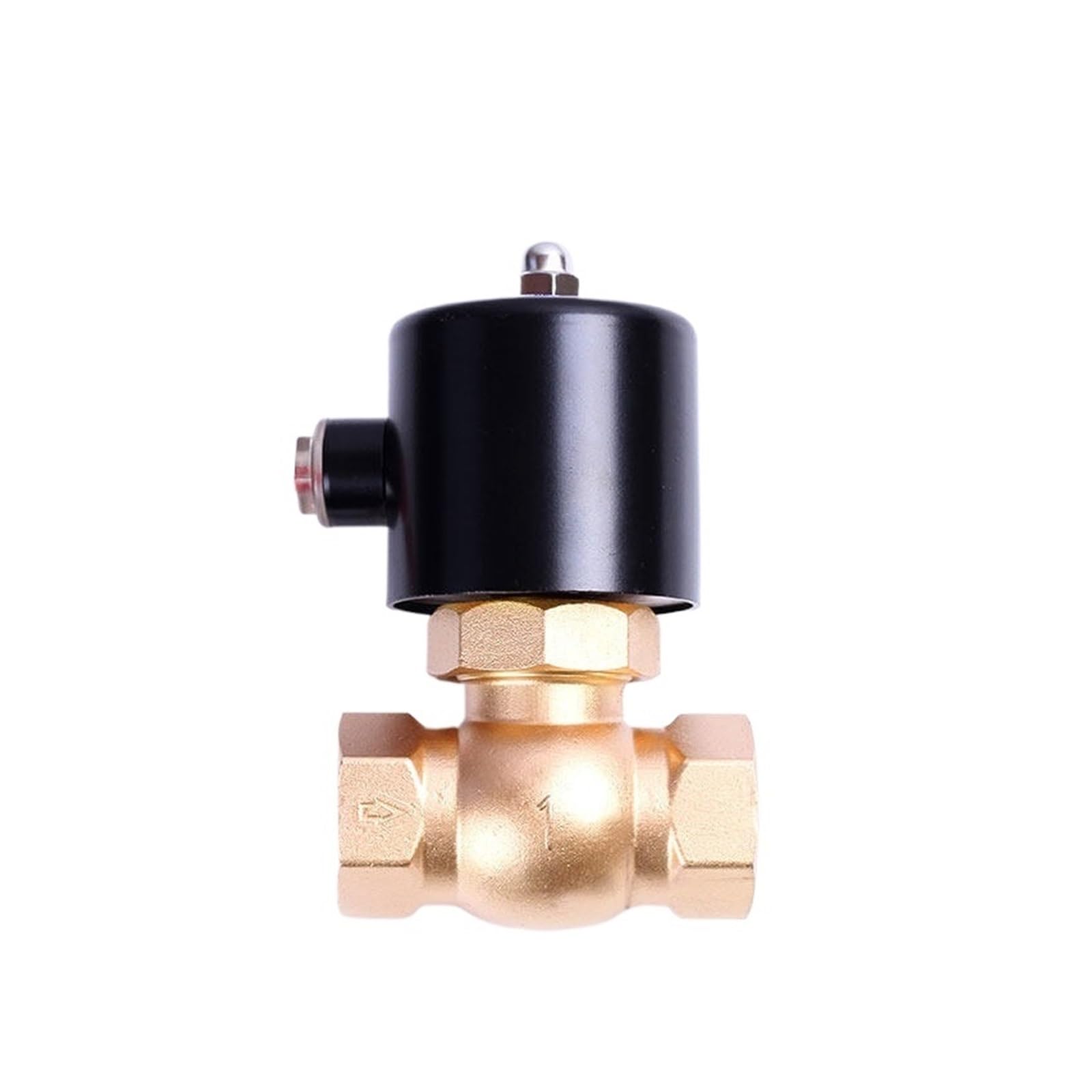 MXXDMOPD 16bar Brass Normally Closed Water Steam solenoid 12v 220v 24vac 1" High Temperature 180℃(BSP-12VDC)