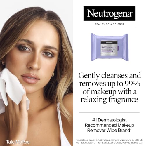 Neutrogena Night Calming Makeup Remover Wipes, 25 ct - image 2