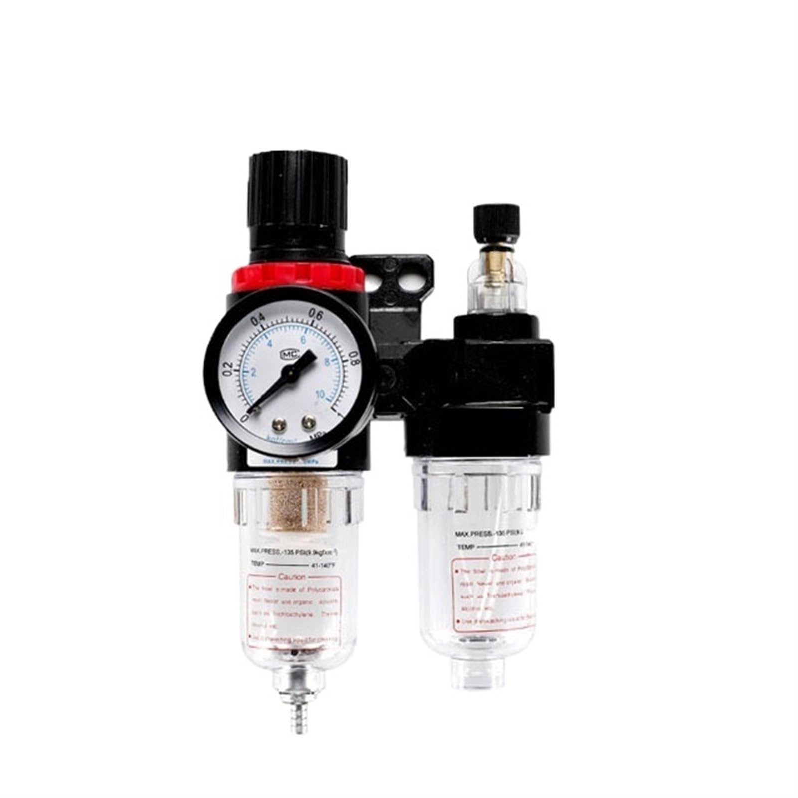AFC2000 1/4 Sprężarka Oleju Separator Wody Regulator Pułapki Filtr Airbrush Reduktor Zawór Redukcyjny Ciśnienie(Afc2000)