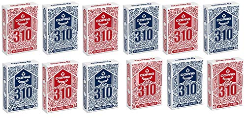 Preisvergleich Produktbild ASS Altenburger 22541003 Copag 310 - 12 Decks, rot / blau (Brick)