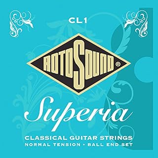 Rotosound CL1 Superia Classical Nylon Ball End Silver Wound Set
