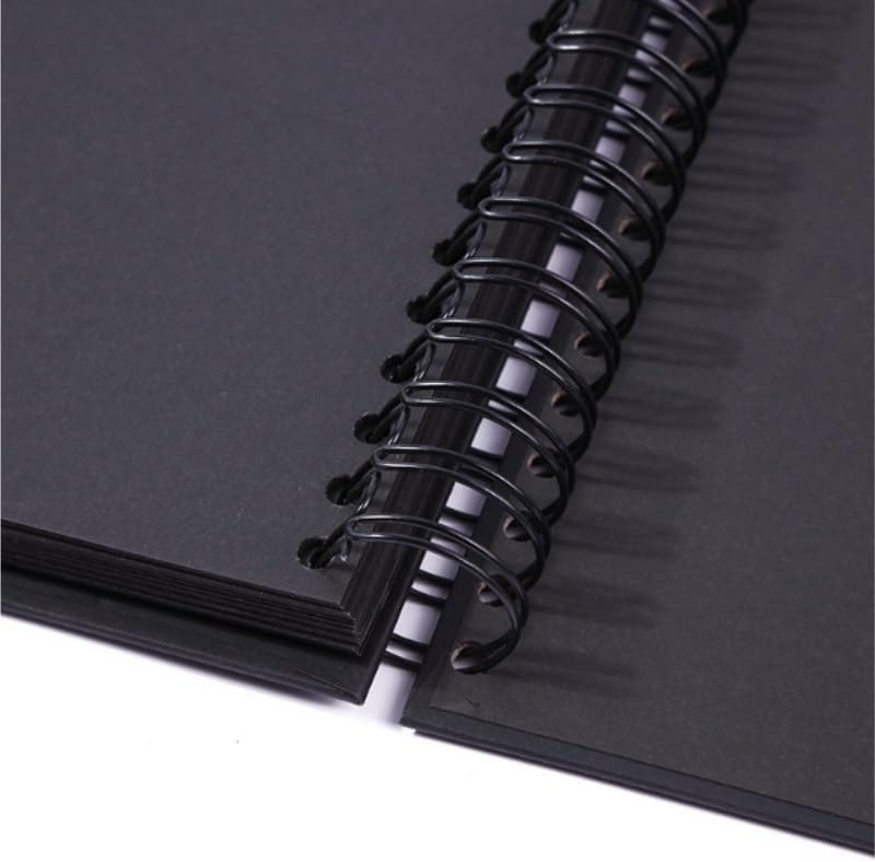 Travel Growth Commemorative Book ﻿ Cardboard DIY Albums Window Scrapbooks Airplane Box Packaging Applicable to photos, receipts, star cards, etc(black-JoJo's Bizarre Adventure1)