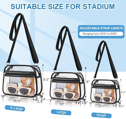 Clear Bag for Stadium Events Stadium Approved Women's Top-Handle Handbags - 2