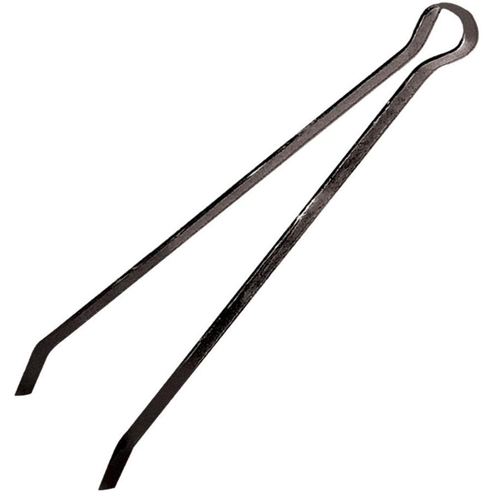 La zappa Pinza a molla per camino in ferro battuto, accessori per stufa e forno a legna (55 cm)