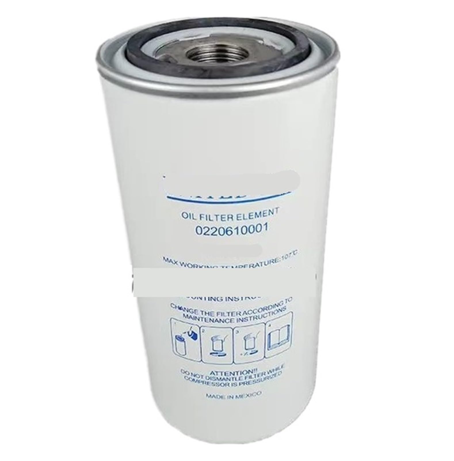 Cleufwko One Color 2030-04-011 Screw Air Compressor Oil And Gas Separator External Oil Core