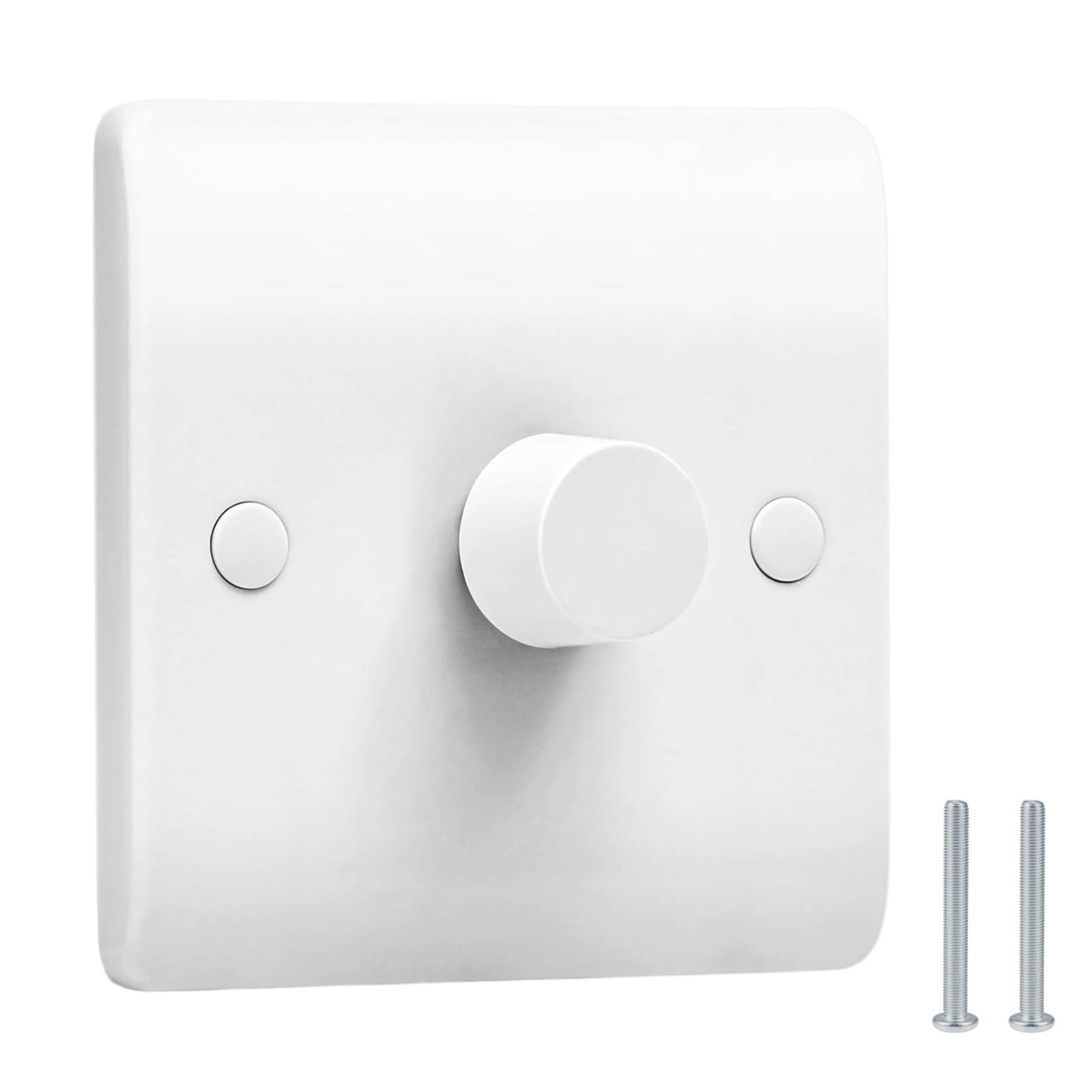 LED Dimmer Switch for Dimmable, Electrical Single Dimmer Intelligent Light Switch,5-200W, LED Incandescent Halogen Bulbs, Push on/Off Rotary Universal Dimmer-Switch