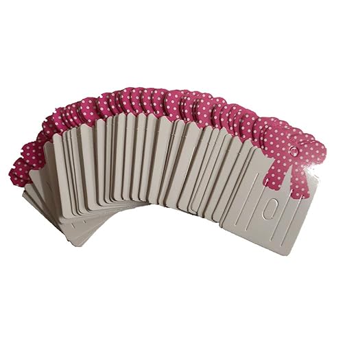 Miniatura 4 de Preciosas tarjetas de exhibición con clip para el cabello, lazos rectangulares para el cabello, cartón de papel para manualidades, pasadores de