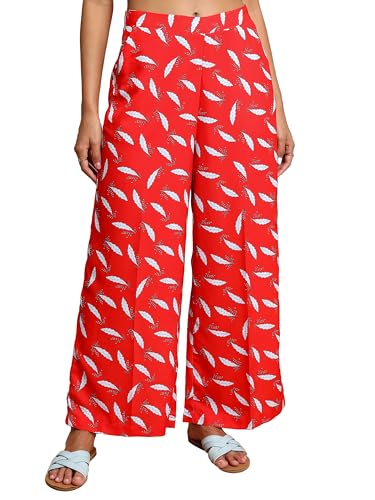 Ketch Women's Regular Casual Pants (KHP0000005_RED