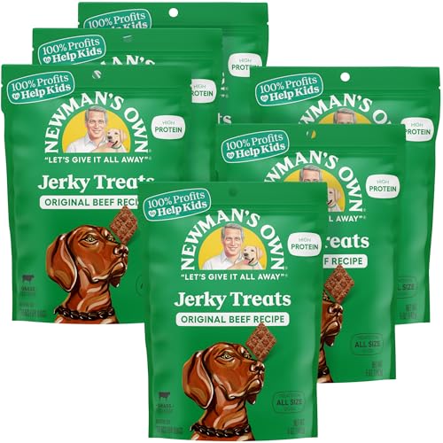 Newman's Own Jerky Treats Grain Free Beef 6-Pack