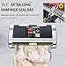 Double Pump and Nozzle Vacuum Sealer, MAGIC SEAL MS180 Food Sealer Machine Compatible With Smooth Flat Bags or Mylar Bags, 15.7 '' Seal Bar, Air Inflated Function, Auto and Manual Modes