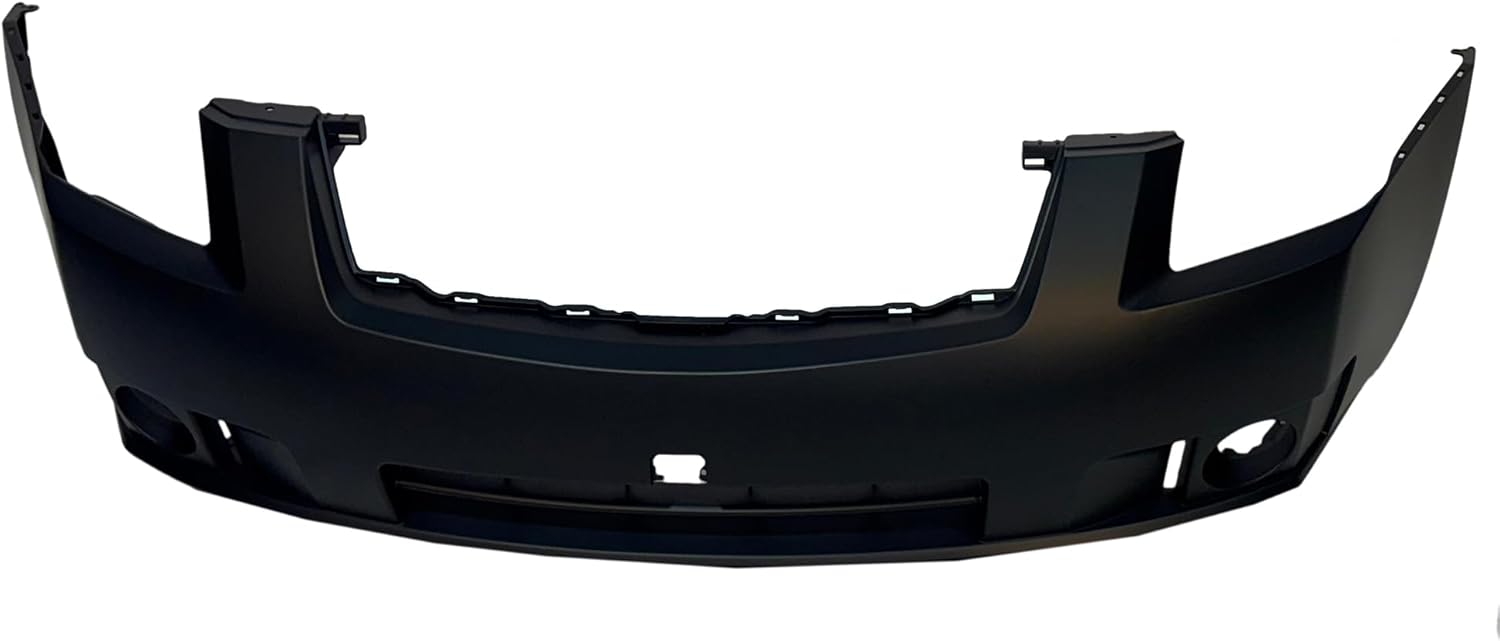 FitParts Compatible With Front Bumper Cover 2007-2009 Nissan Sentra Base Custom Emotion Luxury Premium SE-R SL S. New, Primed and Ready for Paint. With Fog Light Holes. NI1000241 62022ET32J