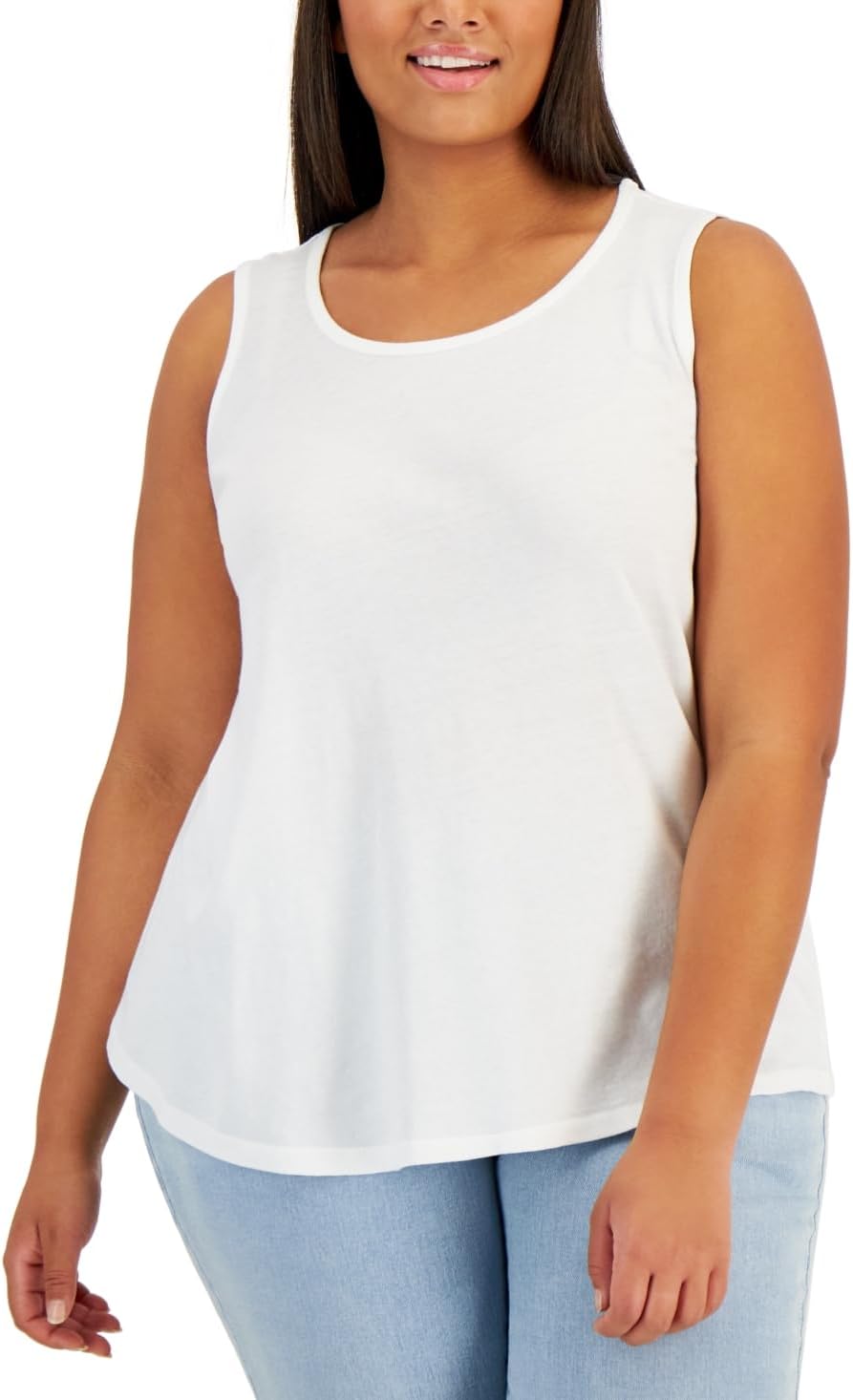 Plus Size Cotton Tank