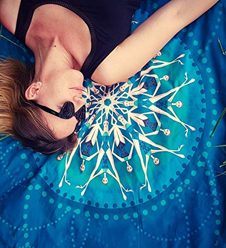 Serviette en microfibre anti-odeur à sequins séchage rapide