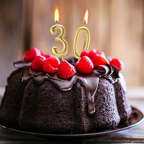 Bean Lieve CANDLE S - Cake Numeric Candles Number 0 1 2 3 4 5 6 7 8 9,Used For Cake Decoration On Birthday Parties And Wedding Anniversary Celebrations thumb #4
