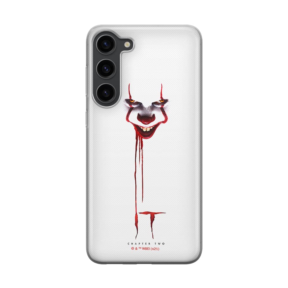 ERT GROUP mobile phone case for Samsung S23 original and officially Licensed Horror pattern It 024 optimally adapted to the shape of the mobile phone, case made of TPU