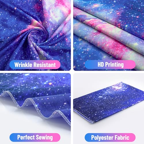 Apdidl Blacklight Galaxy Tapestry For Bedroom Aesthetic Space Starry Sky Stars Universe Backdrop Black Light Poster Decor Wall Hanging Glow In The Dark Tapestry For Living Room Dorm Home Decoration thumb #4