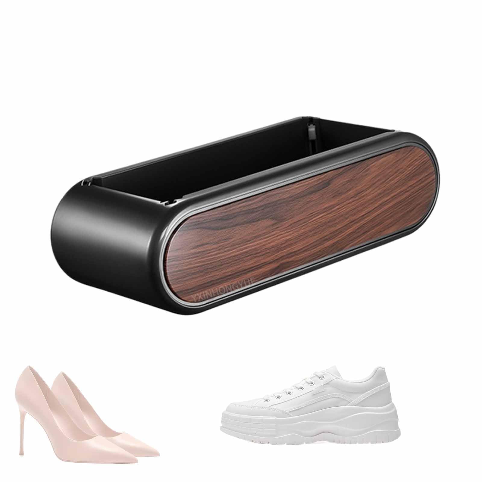 Grigio, Macchina Automatica Intelligente Portatile per Copriscarpe, Impermeabile e Antiscivolo, con Fascia Elastica in plastica, Stabile e Resistente, Adatta ai supermercati