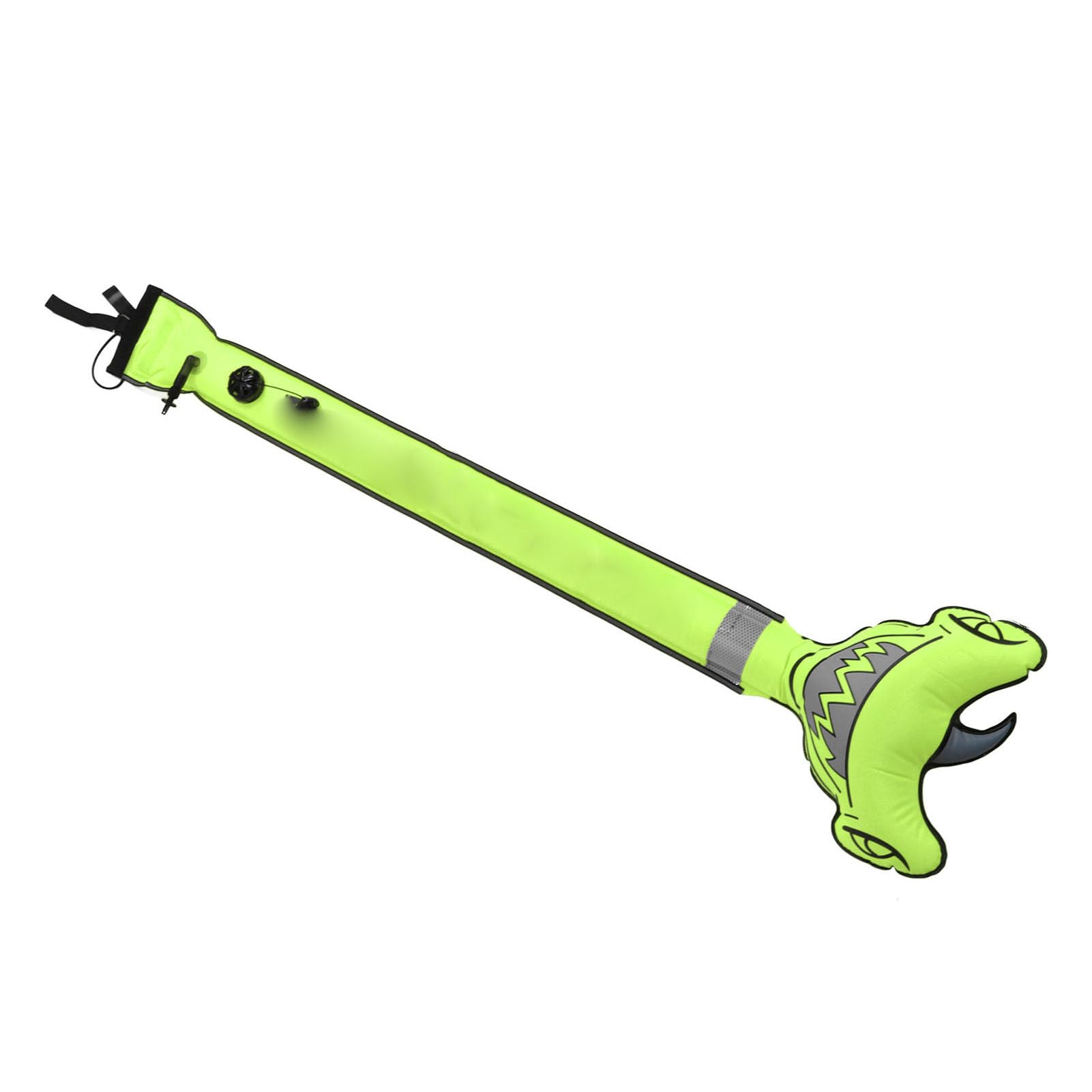 Zoeyilan Diving Surfaces Marker Buoy, Signal Marker Buoy Tube, Scuba Diving Inflatable Safety Tube, High Visibility, for Diver Underwater Sports Underwater Diving Snorkeling (Fluorescent Yellow)