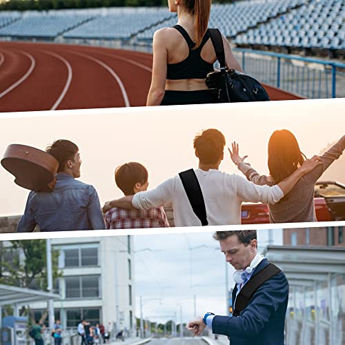 Lzfan Bag Shoulder Strap, Single Padded Adjustable Straps Universal Replacement(All In Black) #TOP3
