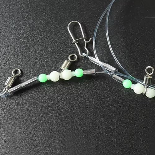 Set de 5 líderes de pesca con brillo nocturno miniatura 4